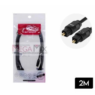 Cabo Óptico para Áudio Digital 2M KAP-C039 - Kapbom 