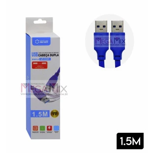 Cabo USB (M) + USB (M) 3.0 1.5M LT-1101 - Lotus 