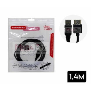 Cabo HDMI + USB 1.4M KAP-UH-036 - Kapbom