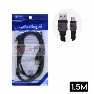 Cabo de Dados USB + Micro USB (V8) 1.5M KP-YP5012 - Knup