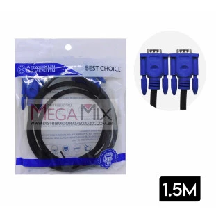 Cabo VGA para Monitor 1.5M JSG-VGA-VGA