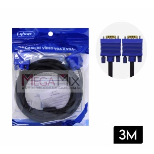 Cabo VGA para Monitor 3M KP-YP5002 - Knup