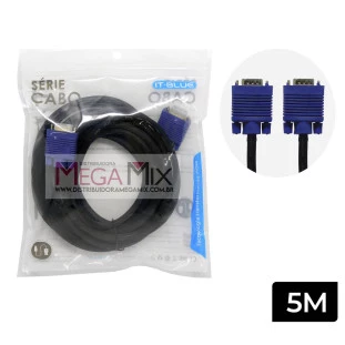 Cabo VGA para monitor 5M LE-13C - It-Blue
