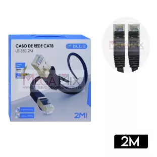 Cabo de Rede RJ45 CAT8 2M LE-350-2M - It-Blue