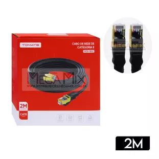 Cabo de Rede RJ45 CAT8 2M MCB-1802 - Tomate