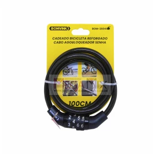 Cadeado para Bicicleta com Senha BOM-2604 - Bomvink
