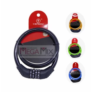Cadeado para Bicicleta com Senha KA-5720 - Kapbom