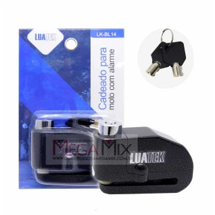 Cadeado para Moto com Alarme LK-BL14 - Luatek