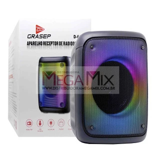 Caixa de Som Bluetooth 20W D-6111 - Grasep