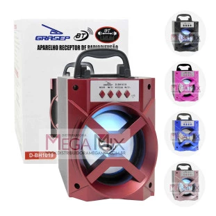 Caixa de Som Bluetooth 10W BH1019 - Grasep