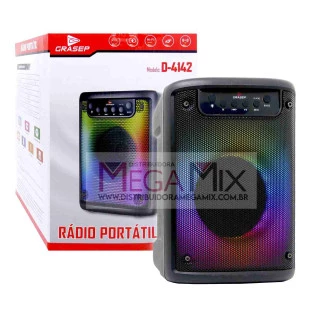 Caixa de Som Bluetooth 10W D-4142 - Grasep
