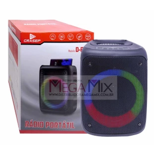 Caixa de Som Bluetooth 20W D-6110 - Grasep