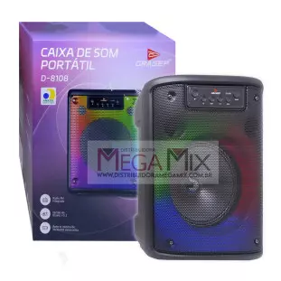 Caixa de Som Bluetooth 30W D-8108 - Grasep