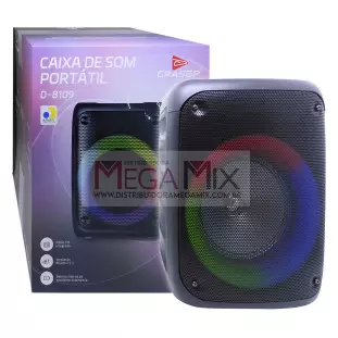 Caixa de Som Bluetooth 30W D-8109 - Grasep