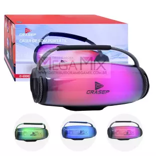 Caixa de Som Bluetooth 18W D-G300 - Grasep