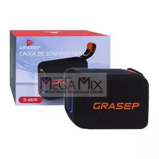 Caixa de Som Bluetooth 10W D-G570 - Grasep