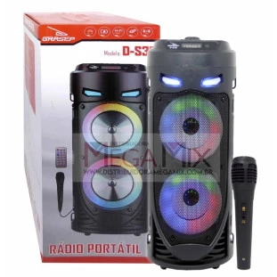 Caixa de Som Bluetooth 20W D-S30 - Grasep