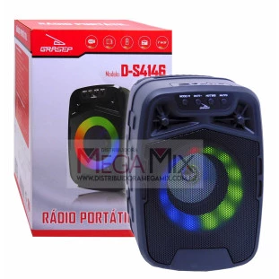 Caixa de Som Bluetooth 12W D-S4146 - Grasep 