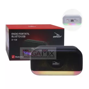Caixa de Som Bluetooth 8W D-Y28 - Grasep
