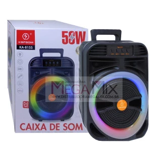Caixa de Som Bluetooth 50W KA-8155 - Kapbom