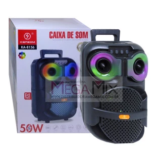 Caixa de Som Bluetooth 50W KA-8156 Kapbom