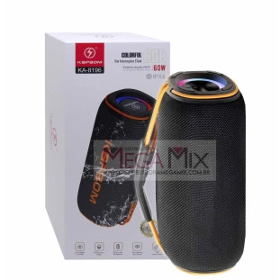 Caixa de Som Bluetooth 60W KA-8196 - Kapbom