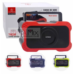 Caixa de Som Bluetooth 10W KA-8209 - Kapbom