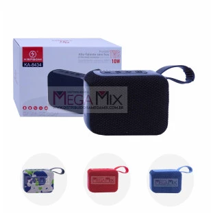 Caixa de Som Bluetooth 10W KA-8434 - Kapbom