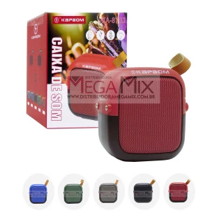 Caixa de Som Bluetooth Portátil KA-8701 - Kapbom 