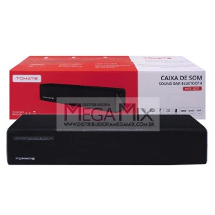 Caixa de Som Sound Bar Bluetooth 80W MTS-2021  - Tomate