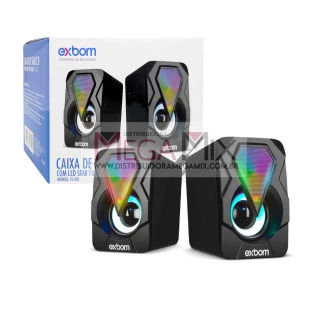 Mini Caixa de Som para PC/Notebook 6W CS-C20 - Exbom