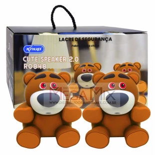 Caixa de Som para PC/Notebook (Urso) RO848 - Knup