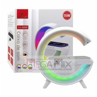 Caixa de Som Luminária G KA-8888 - Kapbom