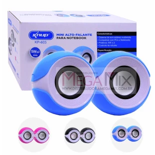 Caixa de Som para PC/Notebook 10W KP-603 - Knup