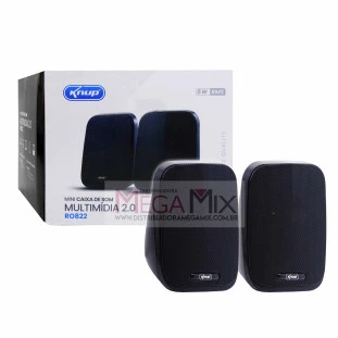Caixa de som para PC/Notebook 5W KP-RO822 - Knup