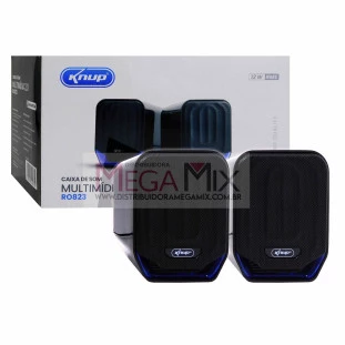 Caixa de som para PC/Notebook 12W KP-RO823 - Knup