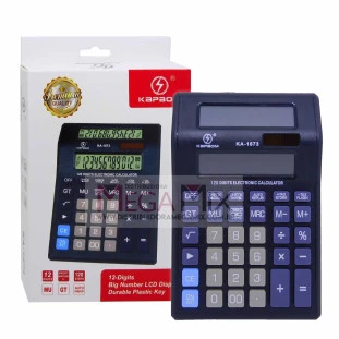 Calculadora Eletrônica Visor Duplo 12 Dígitos KA-1873 - Kapbom 
