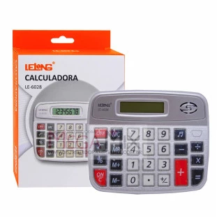 Calculadora Eletrônica 8 Dígitos LE-6028 - Lelong