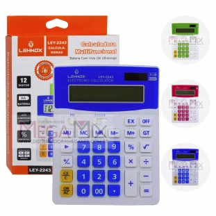 Calculadora Eletrônica 12 Dígitos LEY-2243 - Lehmox