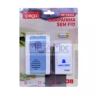 Campainha Sem Fio KP-CA332 - Ípega