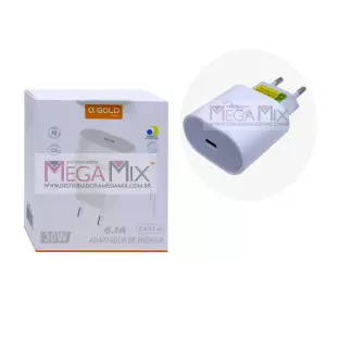 Carregador USB-C 30W CA31-4 - A'Gold