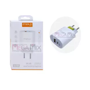 Carregador USB-C 40W CA40-4 - A'Gold