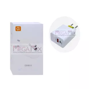 Carregador USB + USB-C 25W CA48-4 - A'Gold