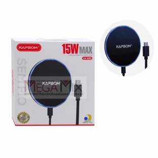 Carregador de Celular por Indução/Sem Fio 15W KA-5299 - Kapbom