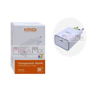 Carregador USB-C 20W KD-662 - Kaidi