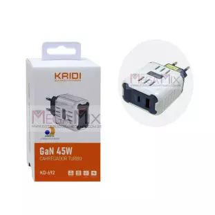 Carregador USB + USB-C 45W KD-692 - Kaidi