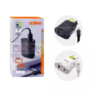 Carregador USB + USB-C para Iphone12.5W 5.1A LE-291FP - Lelong