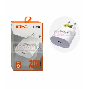 Carregador USB-C 20W LE-294 - Lelong
