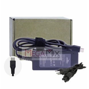 Fonte Carregador para Notebook Tipo C Lenovo 20V 2.25A 45W D-PD45A - Grasep