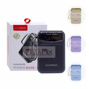 Carregador Portátil Powerbank 10000mAh KA-9553 - Kapbom
